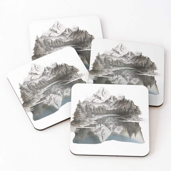 Item preview, Sketching Mountains designed and sold by NDMDesignStudio.
