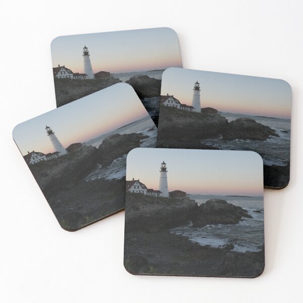 Item preview, Sunset at Portland Head Light designed and sold by Autumn Seas Photography.