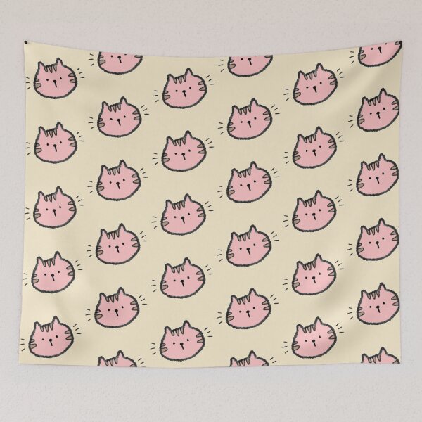 Item preview, Cute Pink Kitten Face  designed and sold by elunemori.