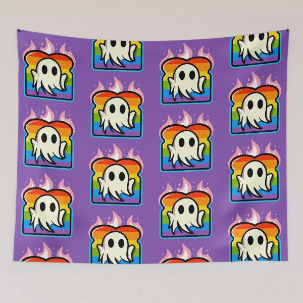 Item preview, LGBT+ Pride Ghost on Toast designed and sold by Ghost on Toast.