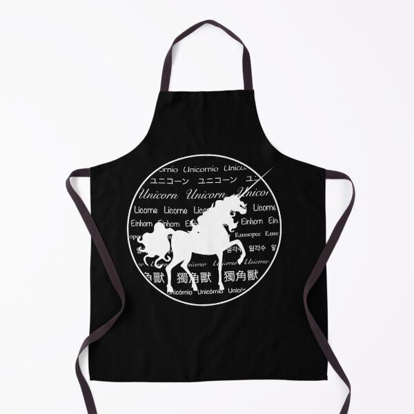 Item preview, White unicorn in a circle designed and sold by alexmenar.