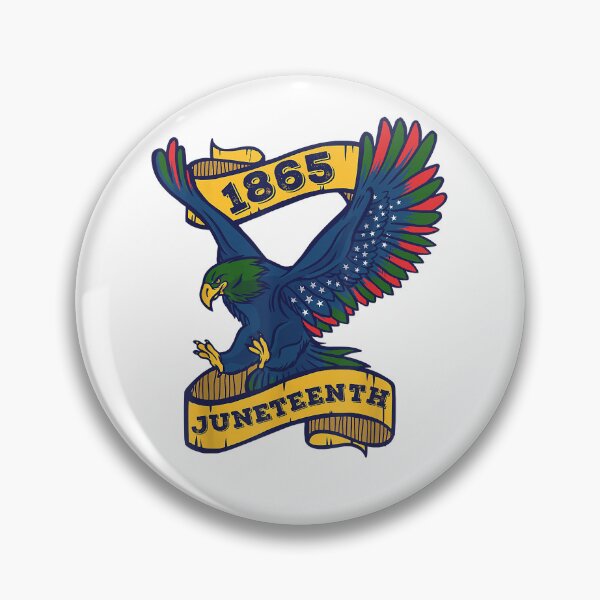 Item preview, Juneteenth 1865 Black Free-ish Eagle African American designed and sold by Dentapaint.