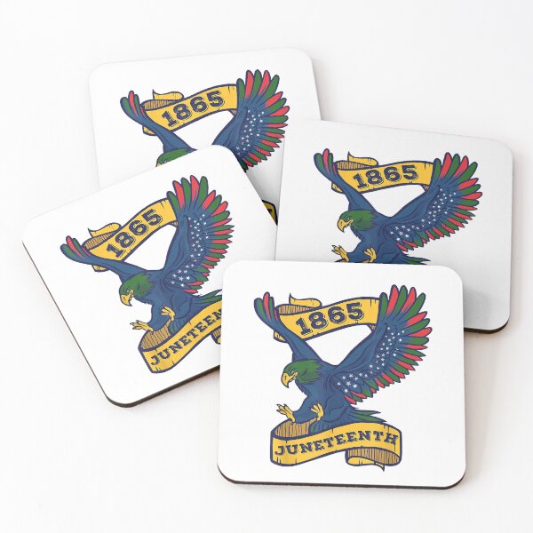Item preview, Juneteenth 1865 Black Free-ish Eagle African American designed and sold by Dentapaint.