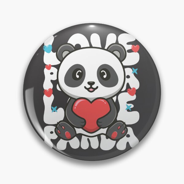 Item preview, Love Panda Valentine's Day designed and sold by PaintedPixels01.
