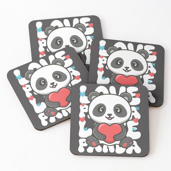 Item preview, Love Panda Valentine's Day designed and sold by PaintedPixels01.
