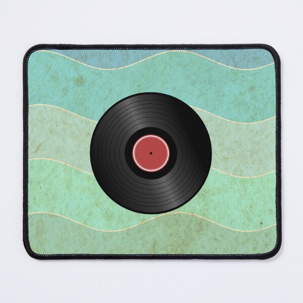 Item preview, Blue Wave Vinyl CD Retro Design designed and sold by simplestic.