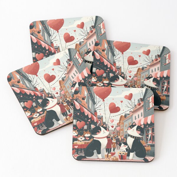 Item preview, Valentine's event celebrated with cat family designed and sold by Petschar.