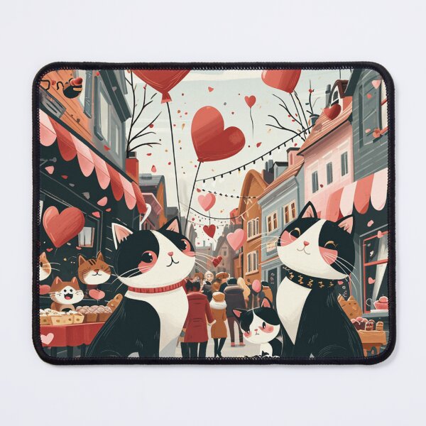 Item preview, Valentine's event celebrated with cat family designed and sold by Petschar.