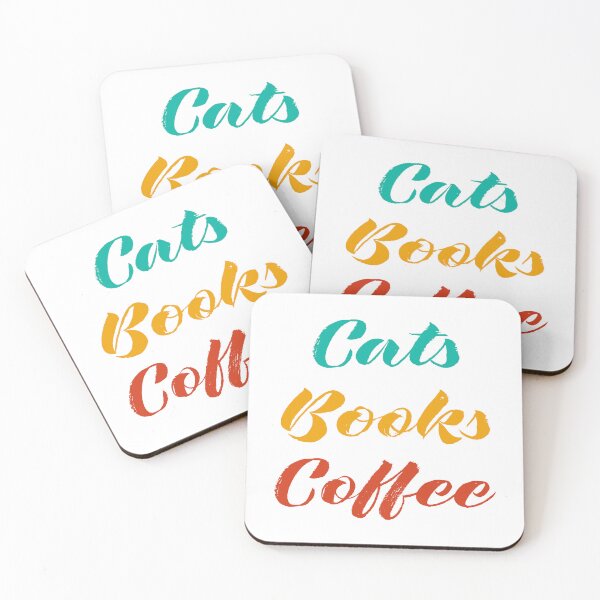 Item preview, Cat , Books and Coffee designed and sold by HananElGendy.