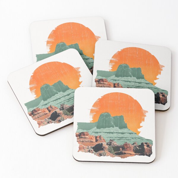 Item preview, Sedona Vintage-Style Desert Majesty Art Print designed and sold by Retro Travel Design.