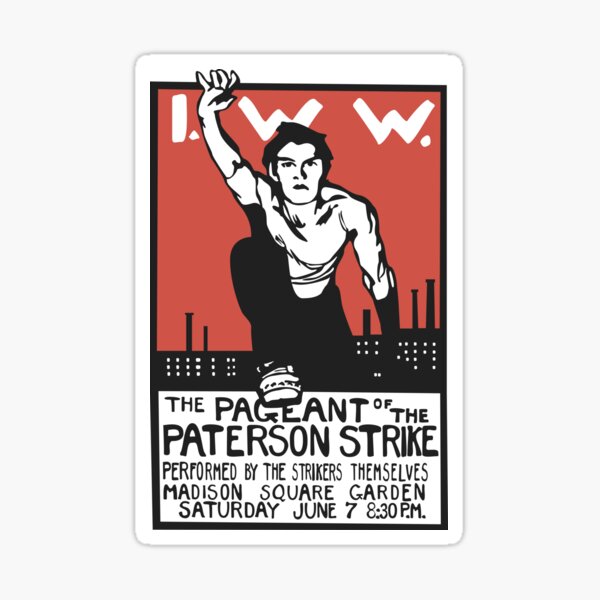 Item preview, IWW-Wettbewerb des Paterson-Streiks designed and sold by Krugmeister.