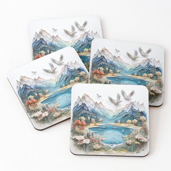 Item preview, Doves in Paper Art designed and sold by NDMDesignStudio.