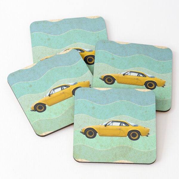 Item preview, Blue Wave Retro Car Retro Design designed and sold by simplestic.