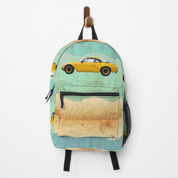 Artikelvorschau, Blaue Welle Retro Auto Retro-Design entworfen und verkauft von simplestic.