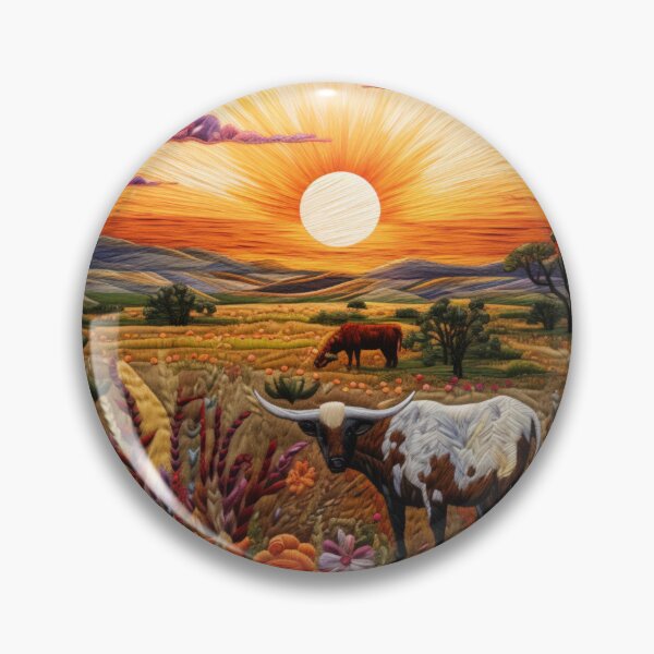 Item preview, Longhorn at Sunset designed and sold by NDMDesignStudio.