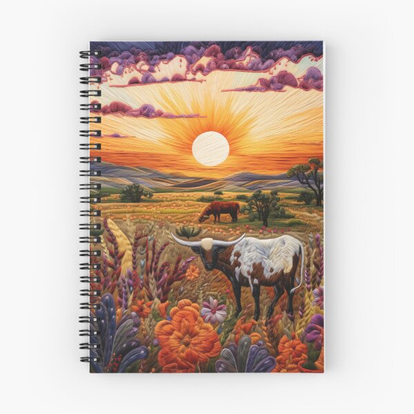 Item preview, Longhorn at Sunset designed and sold by NDMDesignStudio.