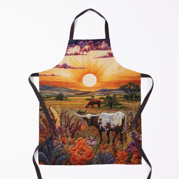 Item preview, Longhorn at Sunset designed and sold by NDMDesignStudio.