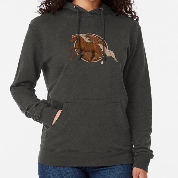Item preview, Chestnut Horse with Flaxen Mane and Tail with Celtic Knotwork designed and sold by DappledMoon.