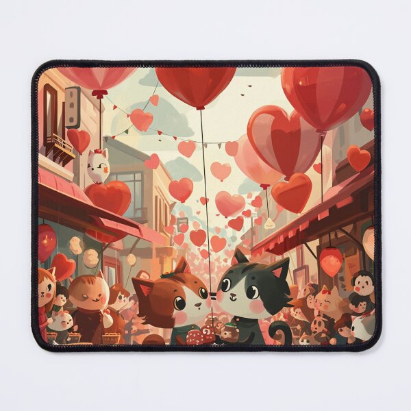Item preview, Valentine's Celebration in Cat City designed and sold by Petschar.