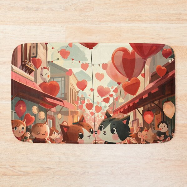 Item preview, Valentine's Celebration in Cat City designed and sold by Petschar.