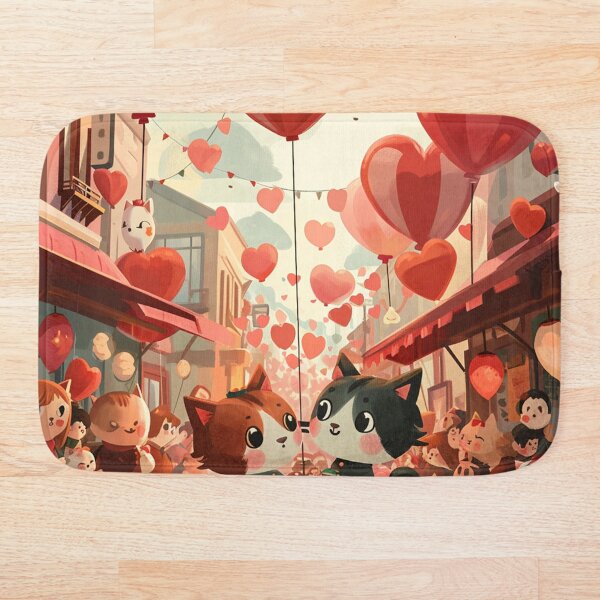 Item preview, Valentine's Celebration in Cat City designed and sold by Petschar.