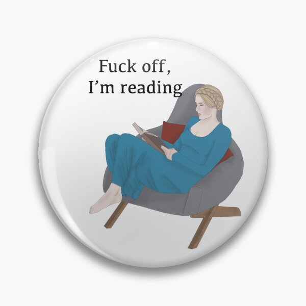 Item preview, Fuck off I'm reading designed and sold by BookishCouture.