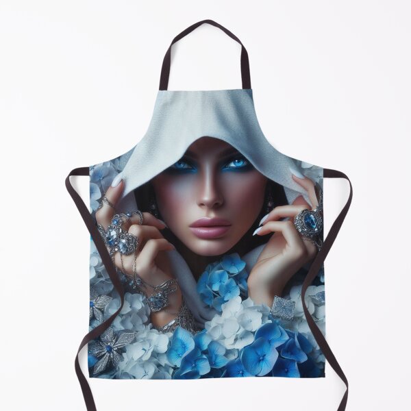 Item preview, Mystery woman amongst hydrangea’s (2) designed and sold by Gen-Whimsy.