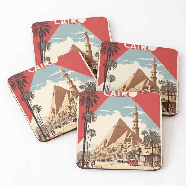 Item preview, Cairo Egypt Vintage Poster Tourism  designed and sold by TravelersGems.