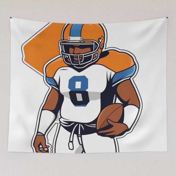Item preview, Gridiron Dreams: Texas Pride 2D Football Sticker" designed and sold by Eandbeyond.