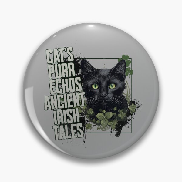 Artikelvorschau, Die Katze spiegelt antike irische Geschichten wider. Feline Kitty Design entworfen und verkauft von ej-sulu.