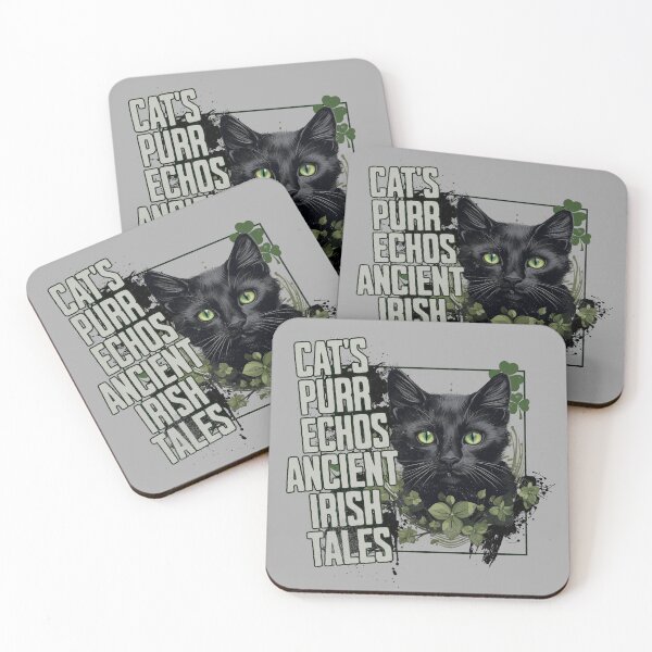 Item preview, CAT ECHOS ANCIENT IRISH TALES Feline Kitty Design designed and sold by ej-sulu.