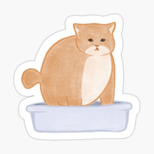 Item preview, Soy Poopin' Orange Cat  designed and sold by tilapiacats.