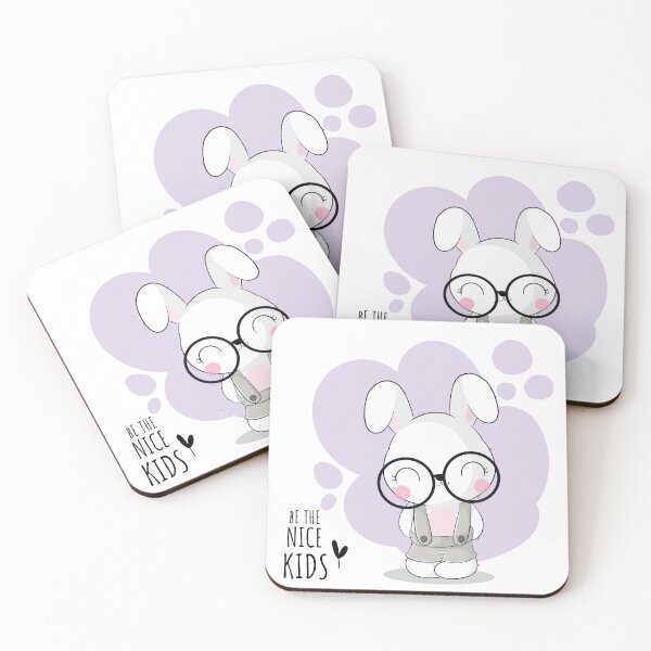 Item preview, Specs & Whiskers: Cute Bunny with Glasses Illustration designed and sold by hjian8219.