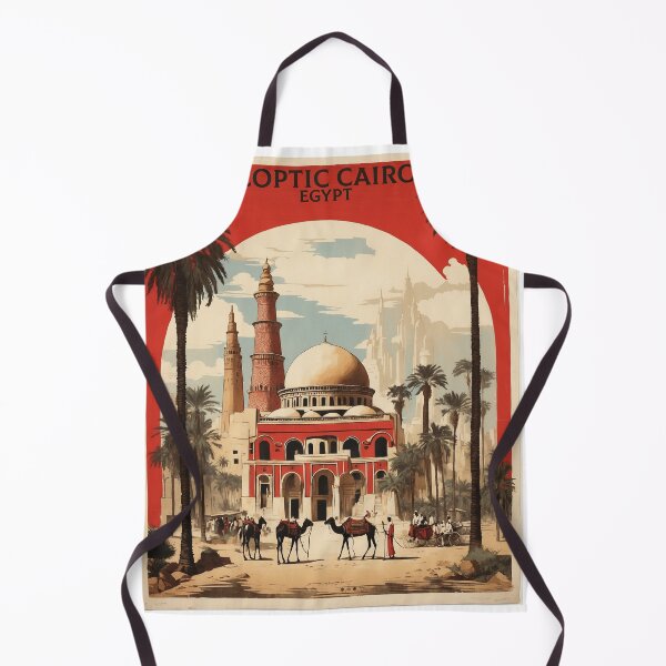Item preview, Coptic Cairo Egypt Vintage Poster Tourism designed and sold by TravelersGems.