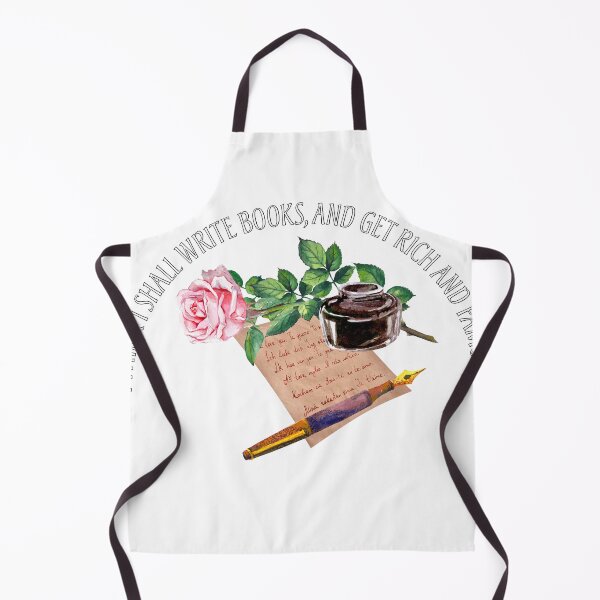 Item preview, I Think I Shall Write Books Quote designed and sold by Bree Pembrook.