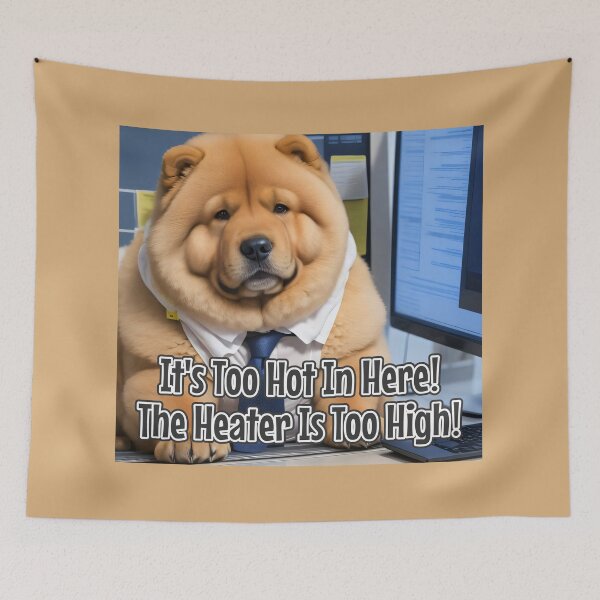 Item preview, AI-Generated Dog 02 "It's too hot in here" designed and sold by Cliff-Qi.