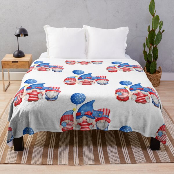 Item preview, 4th Of July American Gnomes Celebrating Independence Day designed and sold by Dentapaint.