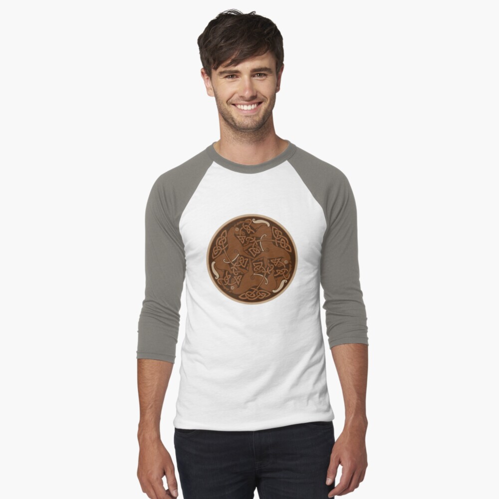 Item preview, Baseball ¾ Sleeve T-Shirt designed and sold by DappledMoon.