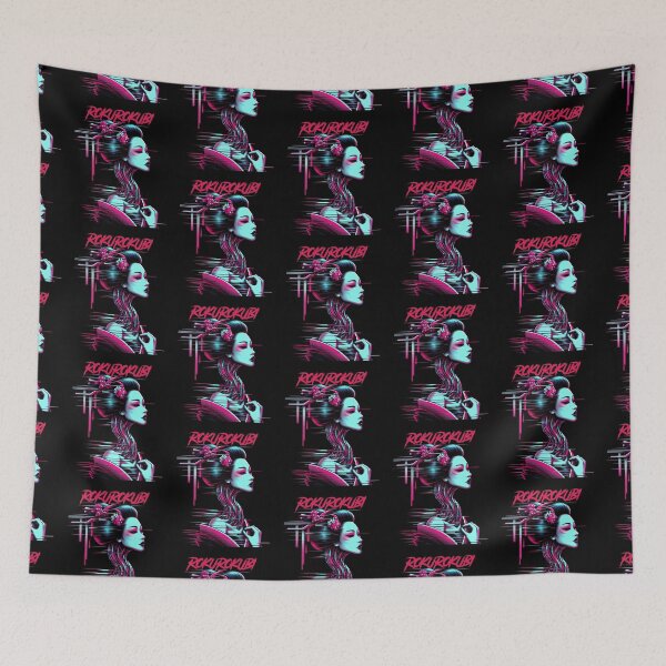 Item preview, Rokurokubi Synthwave Cyberpunk designed and sold by GlitchGrotesque.