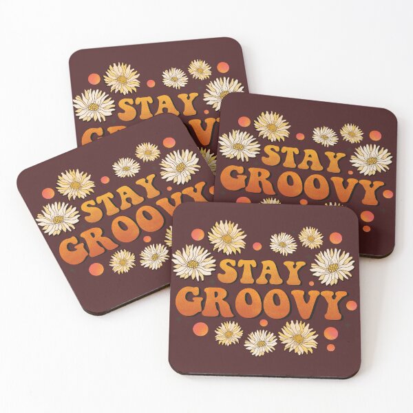 Artikelvorschau, Bleib groovig, Vintage Daisies entworfen und verkauft von EliteShadow.