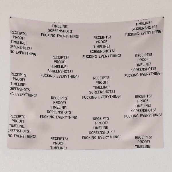 Item preview, receipts! proof! screenshots! timeline! fucking everything! designed and sold by pnkrose.