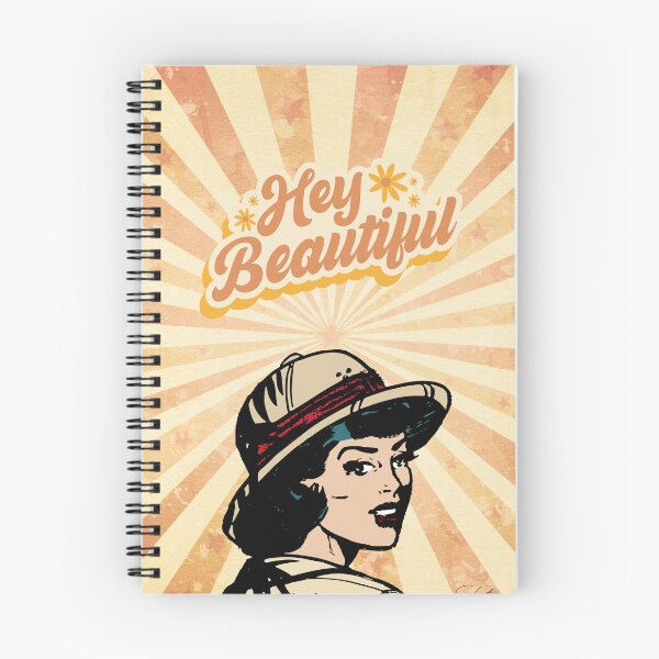 Item preview, Hey Beautiful Retro Design designed and sold by simplestic.