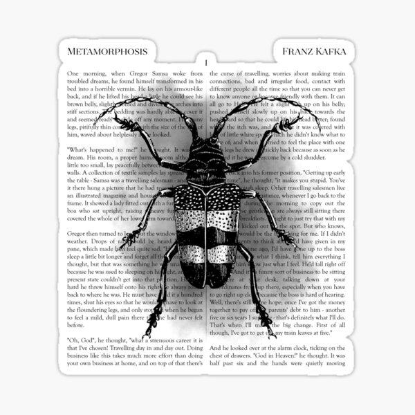 Item preview, Kafka's Metamorphosis designed and sold by BookLoversStuff.