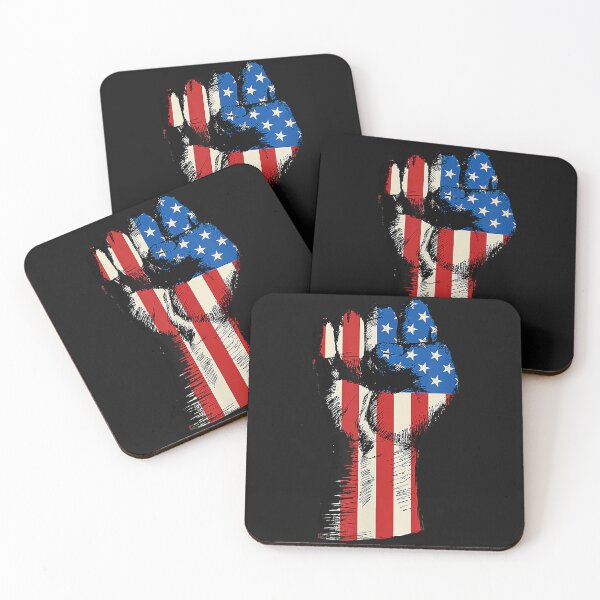 Item preview, 4th of July American US Flag Fist Independence Day Patriotic  designed and sold by Dentapaint.