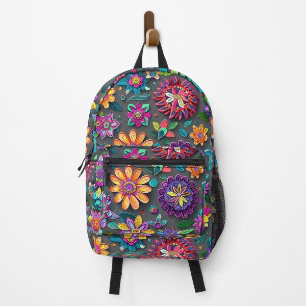 Item preview, Vibrant Garden Kaleidoscope Flower Explosion Artwork designed and sold by CoolCrazyQuirky.