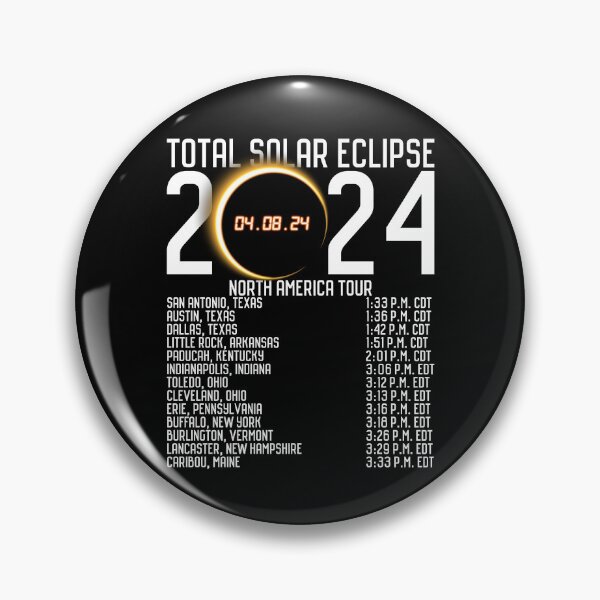 Artikelvorschau, North America Tour 2024 Path Of Totality Solar Eclipse Gear entworfen und verkauft von DynamicDesign.