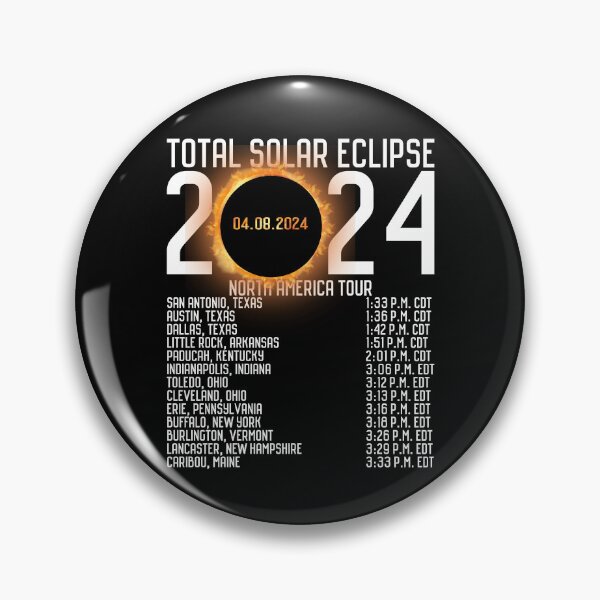 Artikelvorschau, North America Tour 2024 Path Of Totality Solar Eclipse Gear entworfen und verkauft von DynamicDesign.