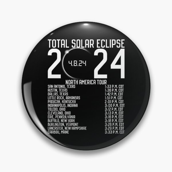 Artikelvorschau, North America Tour 2024 Path Of Totality Solar Eclipse Gear entworfen und verkauft von DynamicDesign.