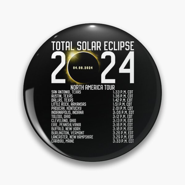 Artikelvorschau, North America Tour 2024 Path Of Totality Solar Eclipse Gear entworfen und verkauft von DynamicDesign.