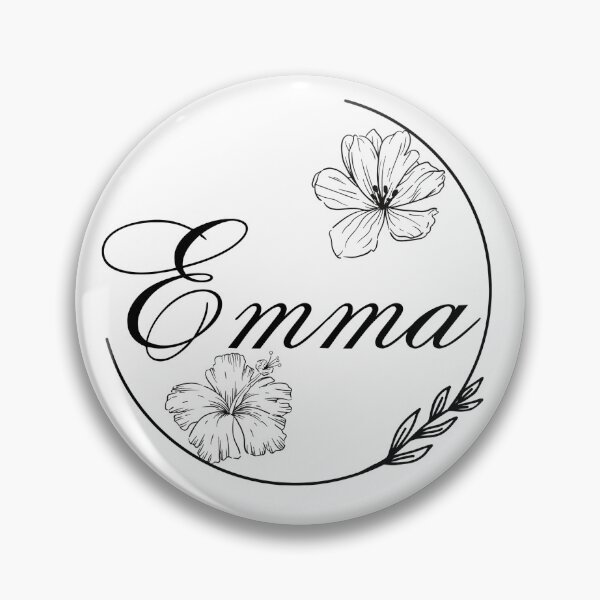 Item preview, emma floral name design designed and sold by Cora Gregory.